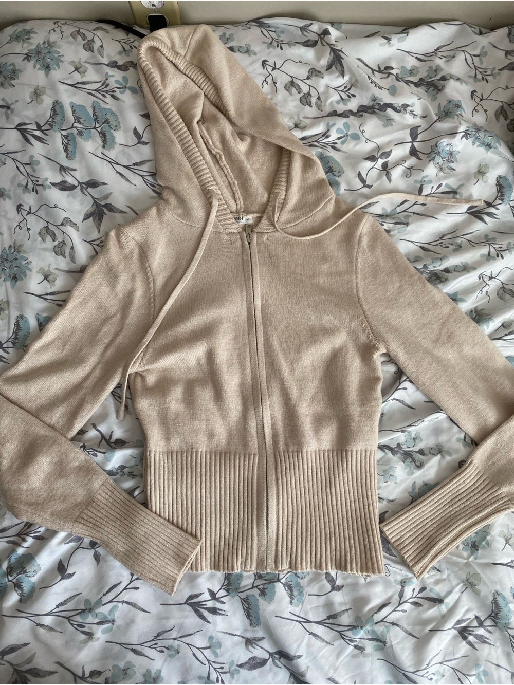 Ardenes knitted ribbed Zip-Up sweater